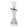 Bokaal badminton zilver vanaf 235 mm SL2049