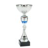Toernooibeker zilver-blauw vanaf 220 mm ET 393B