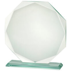 Glazen standaard 8 hoeken - W561