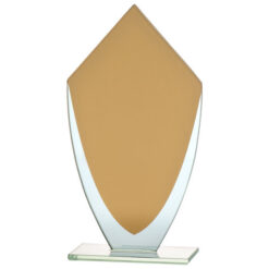 Glas standaard goud - W281