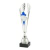 Sportbeker zilver-blauw victory ET 462 04