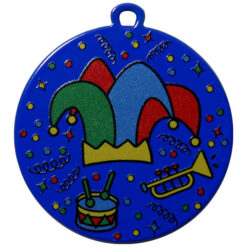 Medaille kindercarnaval DU5001C_BL